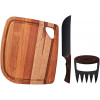 WW JOGO CHURRASCO 3PC BLACK- SORTIDOS COM LAMINAS 