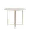 MESA ARCADIA REDONDA 1080 OFFWHITE FOSCO CHAMPANHE