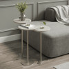 MESA APOIO ORB 605 OFFWHITE FOSCO CHAMPANHE