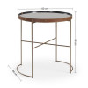 MESA DE CANTO RED 0 60 X 0 60M ONIX COURO CARAMELO