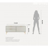 RACK YVES 1 35 OFFWHITE FOSCO DOURADO