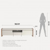 RACK BRISTOL 1 8 OFFWHITE FOSCO NATURAL
