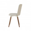 CADEIRA DAKOTA GIRATORIA M2 NATURAL CHAMPANHE BOUC