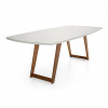 MESA JANTAR SEMI OVAL MAD5341 170X110 VD OFF WHITE