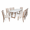 MESA JANTAR SEMI OVAL MAD5341 170X110 VD OFF WHITE