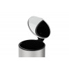LIXEIRA C PEDAL E BALDE SPIN 5L-INOX