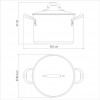 CALDEIRAO ACO INOX 28CM SOLAR S