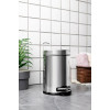 LIXEIRA COM PEDAL E BALDE 3L INOX