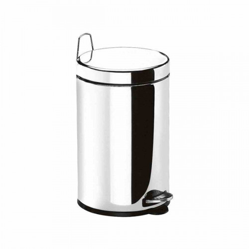 LIXEIRA COM PEDAL E BALDE 20L INOX