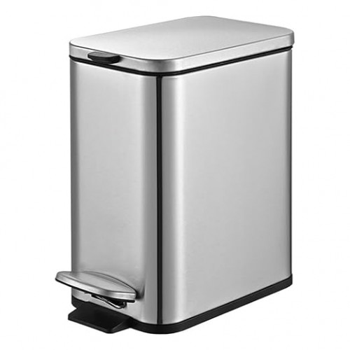 LIXEIRA RET C PEDAL BALDE FRAME 5L-INOX LIXEIRA RET C PEDAL BALDE FRAME 5L-INOX