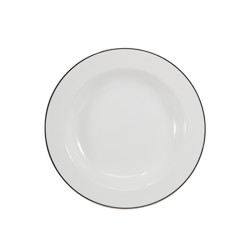 PRATO FUNDO 23CM BRASILIA FILETE PRATA