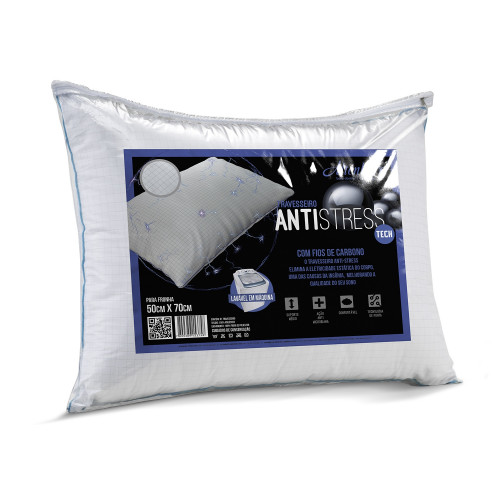 TRAVESSEIRO ANTISTRESS 50CM X 70CM