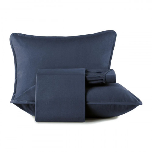 JG4 CAMA MALHA C ROLOTE AZUL MINIMAL 280X240      