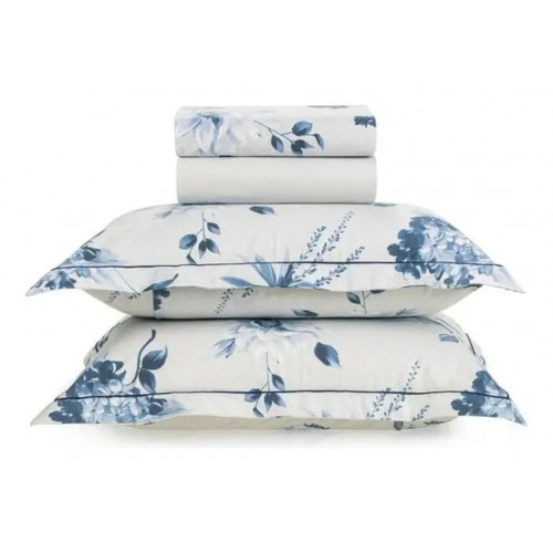 JG4 CAMA CELESTE KING 100 ALGODAO ESTAMPADO