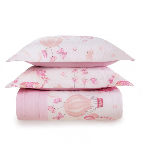 JG3 DE COLCHA CASAL FADAS ESTAMPADO