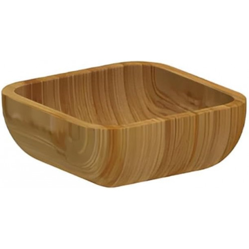 BOWL QUADRADO 16 5 X 16 5 X 4 5 CM BAMBU