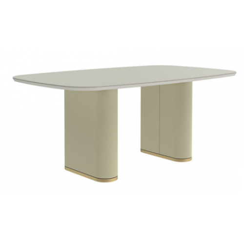 MESA LINTZ 1 8 VD OFFWHITE FOSCO TEC BEGE DOURADO