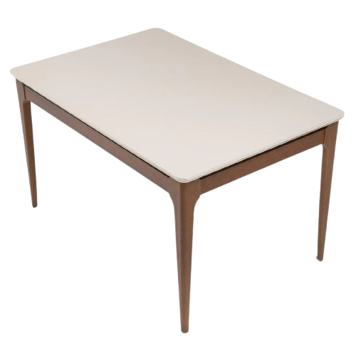 MESA ADDAR 1 35 C  VIDRO OFFWHITE FOSCO NATURAL