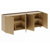 BALCAO URBAN 2 00 JATOBA C  METAL DOURADO         