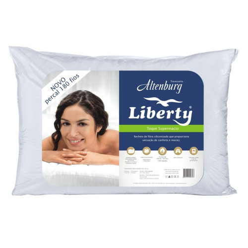 TRAVESSEIRO LIBERTY 180 FIOS 50CMX90CM