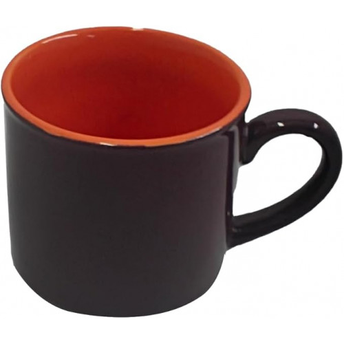 Xicara para cafÃ© Harmonie em cerÃ¢mica 90ml Marsala