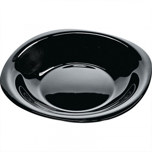 PRATO TEMPERADO CARINE FUNDO 20CM PRETO