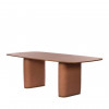 MESA LINTZ 1 8 S  VIDRO CANELLA CARAMEL